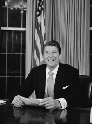 Ronald Reagan on his inauguration on 20 January 1981 - meanwhile, Ireland was considering its role in the Cold War...