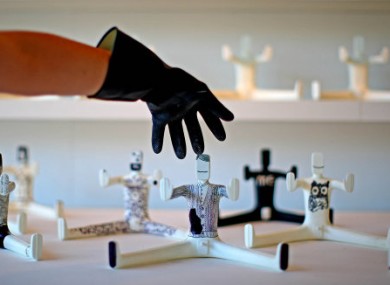 A file photo of Evidence Dolls at the Science Gallery's