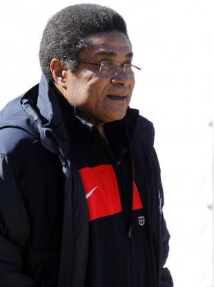 Eusebio at the World Cup in South Africa back in 2010.