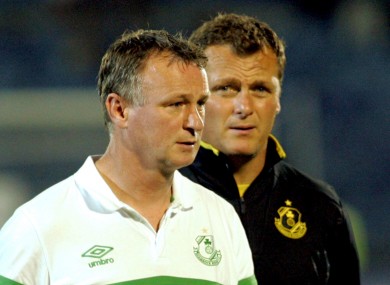Michael O'Neill and Jim Magilton.