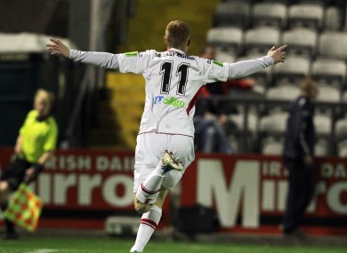 Goal-den boy: Doyle scored 20 league goals for Sligo last season.