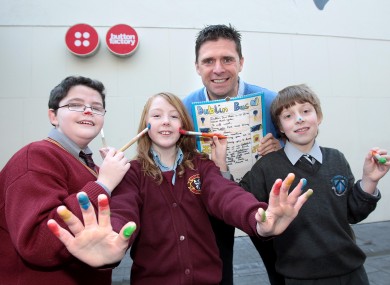 Quinn was in Dublin for the launch of Dublin Bus 10th Childrens Art Calendar last week.