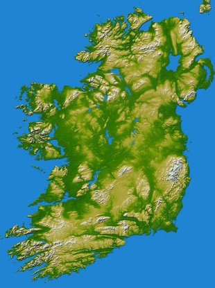 Ireland as shot by NASA via Jim Corbett.