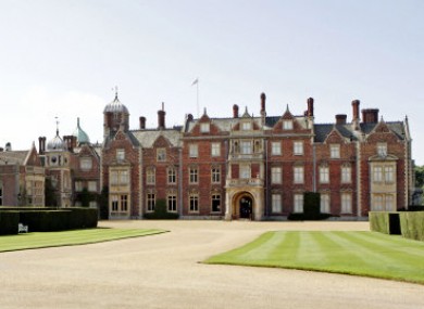 Sandringham House in Norfolk.