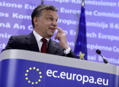 Victor Orban appears to have bowed to EU pressure and will ask parliament to vote on legal amendments next week.