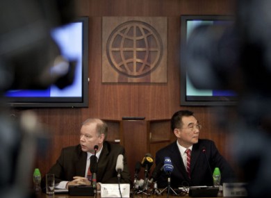 World Bank's Justin Yifu Lin and Hans Timmer