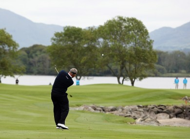 Darren Clarke at the 2011 Irish Open in Killarney