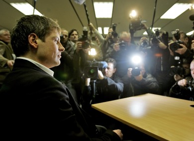 Jan Ullrich addresses the media (file photo).