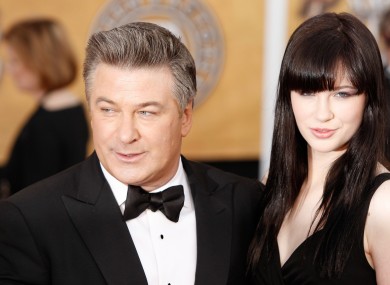Alec Baldwin with his daughter Ireland.