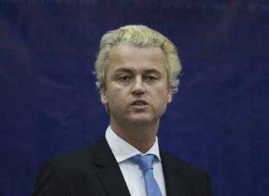 Dutch MP and Freedom Party leader Geert Wilders
