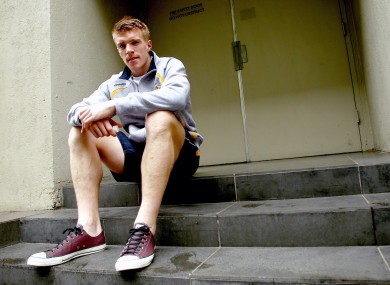 Tommy Walsh, pictured during a break from training with the Irish International Rules team last October.