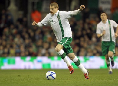 McClean was eventually handed his debut.