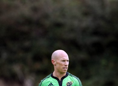 Peter Stringer: returning to the fold after loan.