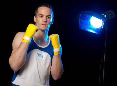 Irish boxer Darren O'Neill, who was speaking at an Electric Ireland event yesterday to mark 100 days until the Olympics begin.
