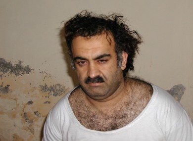 Khalid Sheikh Mohammed shortly after he was captured in Pakistan in 2003