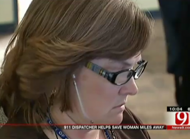 A dispatcher at the Oklahoma City emergency call centre