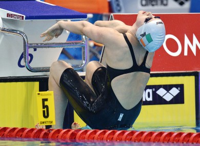 Melanie Nocher broke the Irish Senior 200m Backstroke record on Monday.