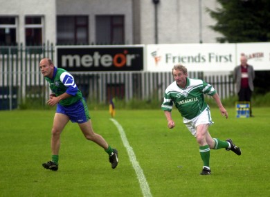 Enda Kenny in action during an Oireachtas match in 2003. Hardcore.