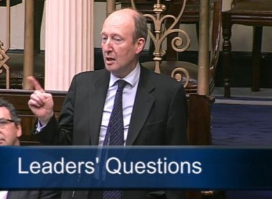 Shane Ross in the Dail