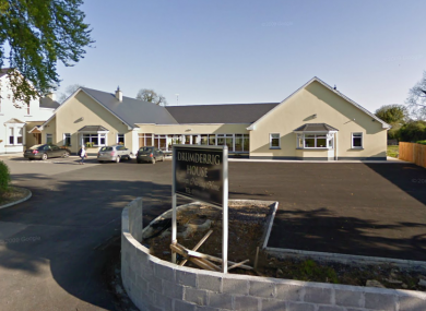 Drumderrig House nursing home in Boyle, Co Roscommon, where two residents have died from a flu outbreak.