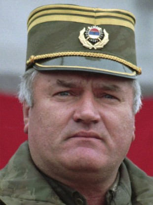 Dec. 2, 1995, file photo Bosnian-Serb General Ratko Mladic