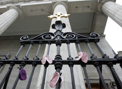 A 2010 protest by survivors of institutional abuse.