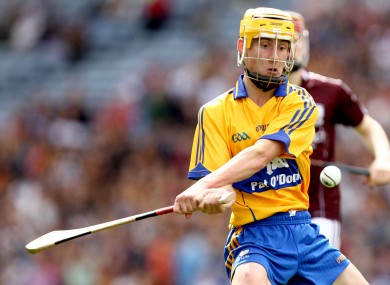 Colm Galvin in action for Clare's minor side last year.