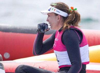 Annalise Murphy was distraught after her final race.