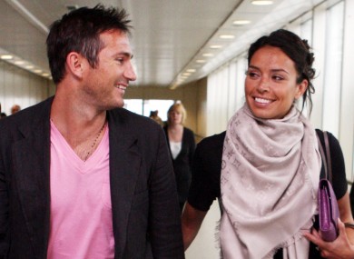 Christine Bleakley and Frank Lampard.