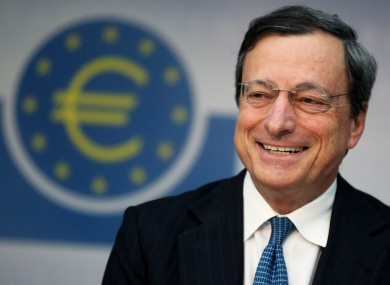 European Central Bank president Mario Draghi.