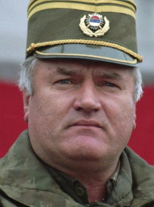Former Bosnian Serb general Ratko Mladic.