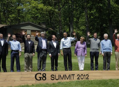 Leaders at the latest G8 summit.