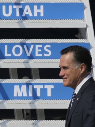 Mitt Romney shrugged off the controversy over secretly-filmed videos as he visited Utah for fundraising events yesterday.