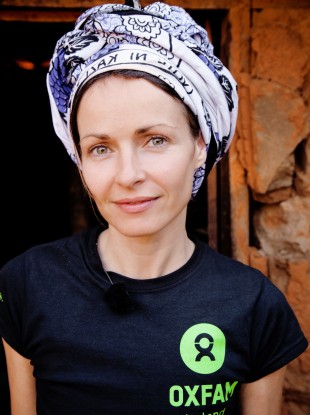 Sharon Corr in Tanzania.
