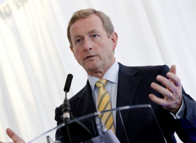 Enda Kenny speaking at the Xtralis announcement today.