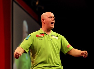 Van Gerwen (file photo).