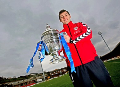McDaid with the Ford FAI Cup last week.