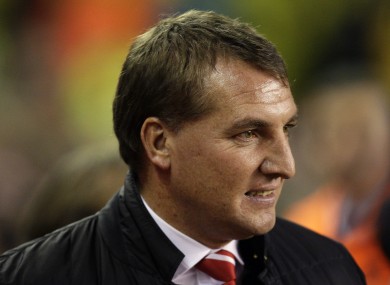 Rodgers on the sidelines last night.