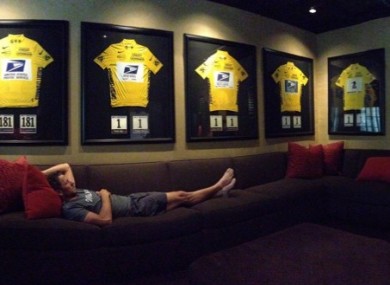 Armstrong tweeted this picture from Austin over the weekend.