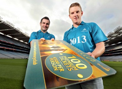 James Skehill in Croke Park yesterday at the launch of the Centenary Club.