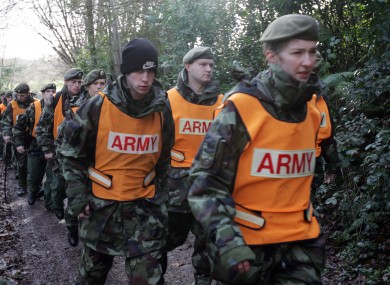 Members of the Reserve Defence Forces.