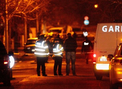 The scene on Furry Park Road where Eamon Kelly was gunned down earlier today