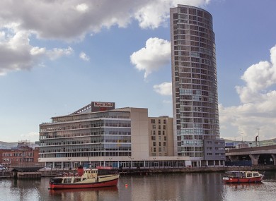 Obel Tower in Belfast.