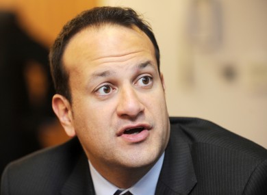 Minister for Transport Leo Varadkar at Shannon Airport