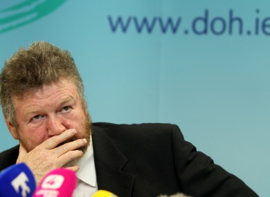 Health Minister James Reilly (File photo)