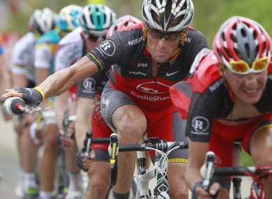 Lance Armstrong: ready to talk.