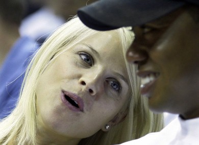 Don't call it a comeback: Tiger and Elin.