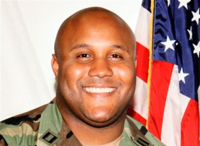 Los Angeles Police Department shows suspect Christopher Dorner, a former Los Angeles officer.