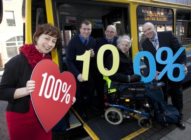 Dolores Henchin, Dublin Bus Accessibility Officer, Andy Corrigan, Driver, Roger Flood, Travel Assitant, Dublin Bus, Frank Daly, Service User, Edward Crean, Policy Advisor, National Disability Authority.