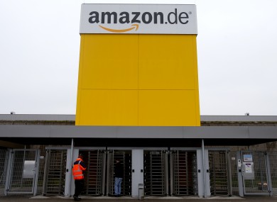 Amazon's logistic center in Rheinberg, Germany.